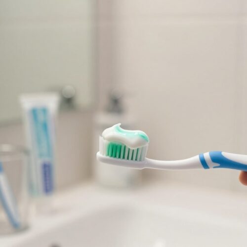 brushing toothbrush fluoride toothpaste